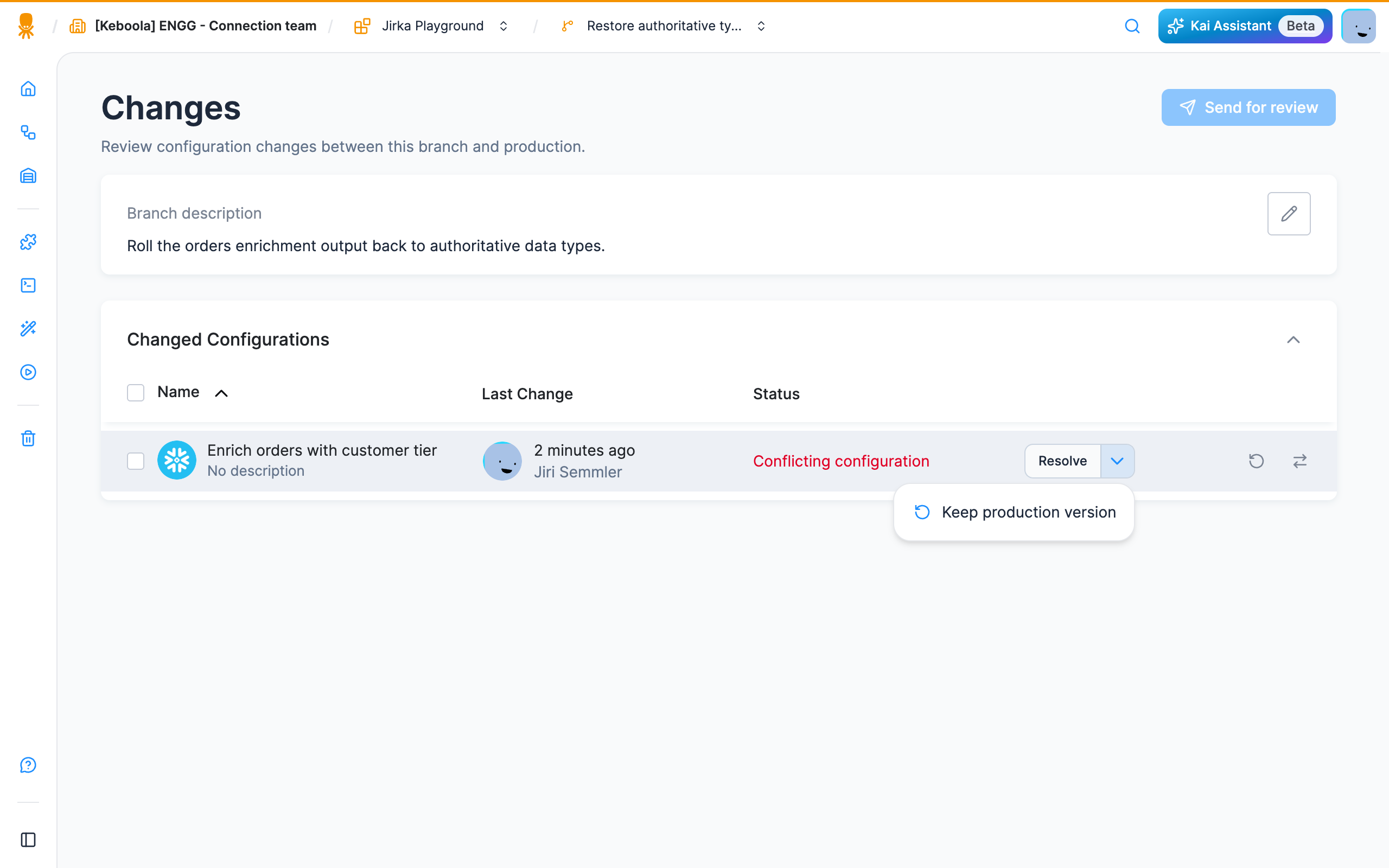 Screenshot - Resolve conflict options
